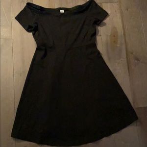 Skater girl off the shoulder dress